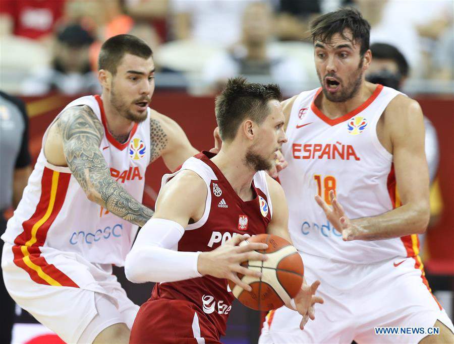 (SP)CHINA-SHANGHAI-BASKETBALL-FIBA WORLD CUP-QUARTER FINAL-SPAIN VS POLAND (CN)