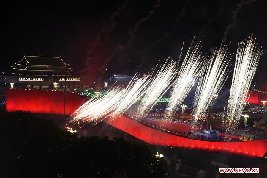 (PRC70Years)CHINA-BEIJING-NATIONAL DAY-CELEBRATIONS-EVENING GALA (CN)