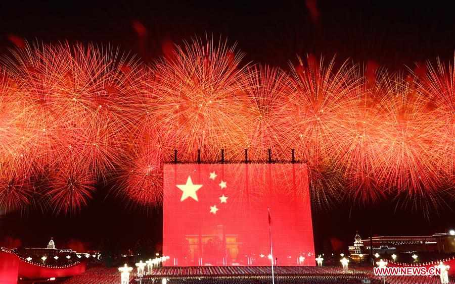 (PRC70Years)CHINA-BEIJING-NATIONAL DAY-CELEBRATIONS-EVENING GALA (CN)