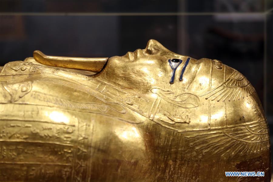 EGYPT-CAIRO-LOOTED COFFIN-RETURN