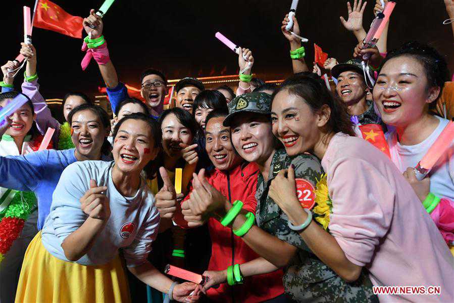 (PRC70Years)CHINA-BEIJING-NATIONAL DAY-CELEBRATIONS-EVENING GALA (CN)