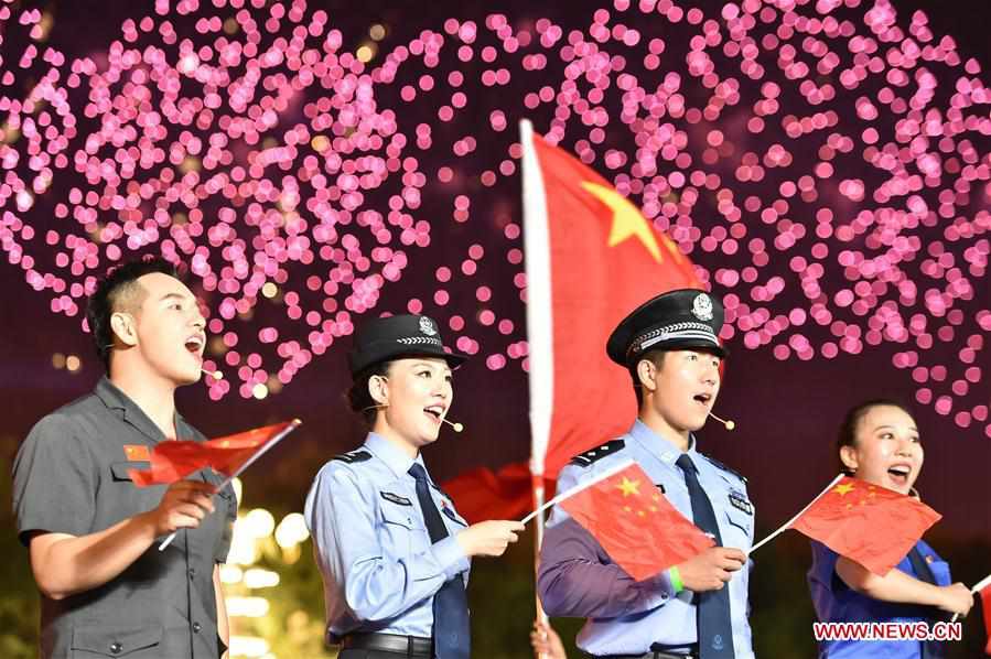 (PRC70Years)CHINA-BEIJING-NATIONAL DAY-CELEBRATIONS-EVENING GALA (CN)