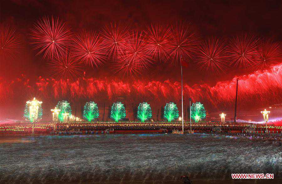 (PRC70Years)CHINA-BEIJING-NATIONAL DAY-CELEBRATIONS-EVENING GALA (CN)