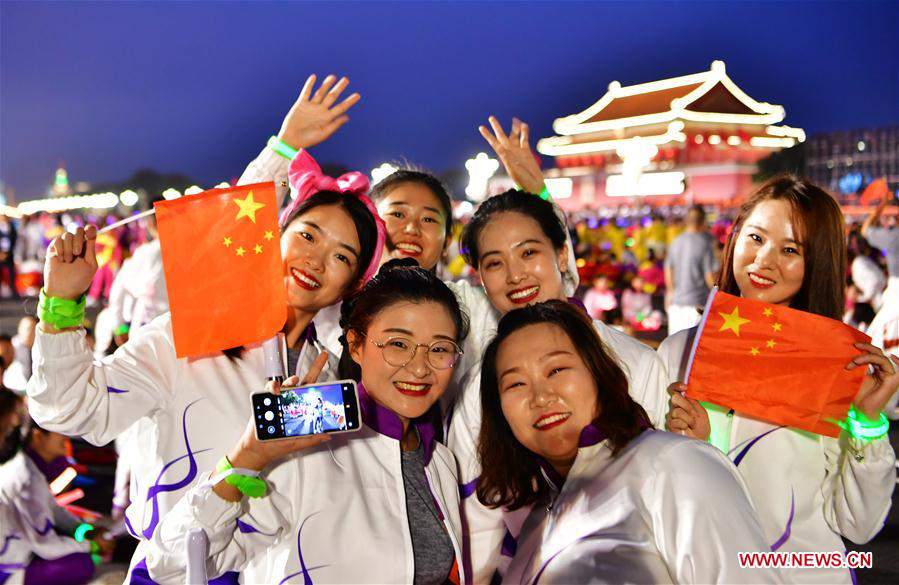 (PRC70Years)CHINA-BEIJING-NATIONAL DAY-CELEBRATIONS-EVENING GALA (CN)