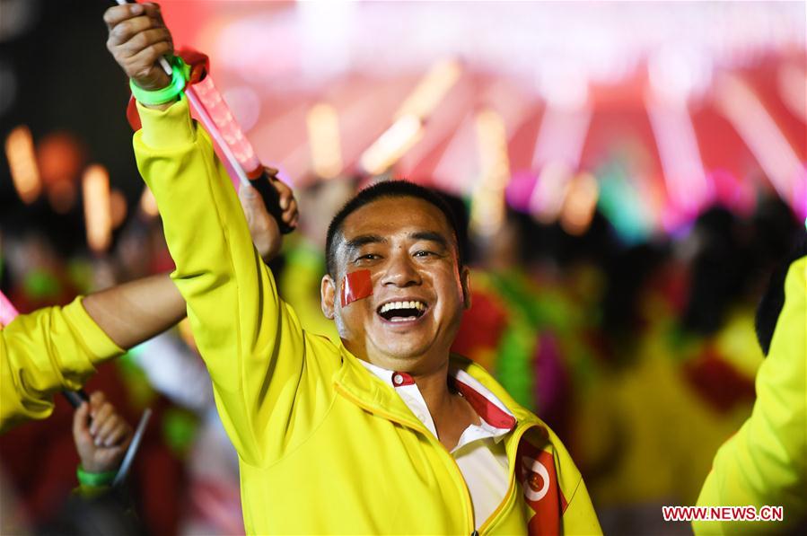 (PRC70Years)CHINA-BEIJING-NATIONAL DAY-CELEBRATIONS-EVENING GALA (CN)