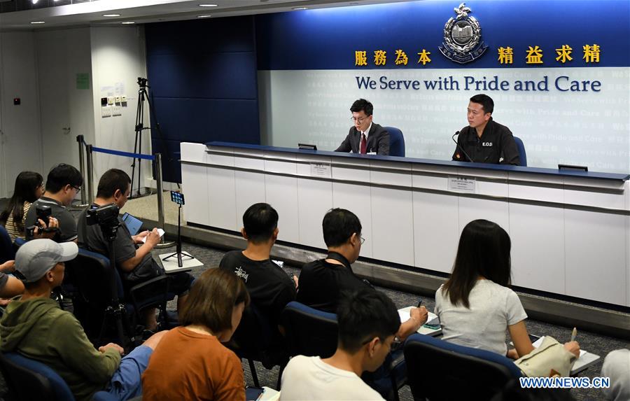 CHINA-HONG KONG-POLICE-PRESS CONFERENCE (CN)