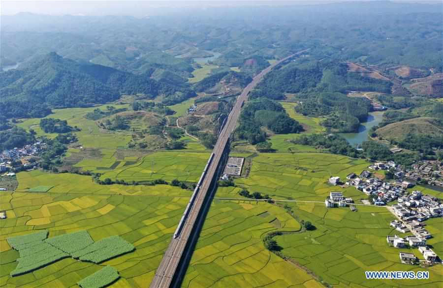 CHINA-GUANGXI-HIGH-SPEED RAILWAY-SCENERY (CN)