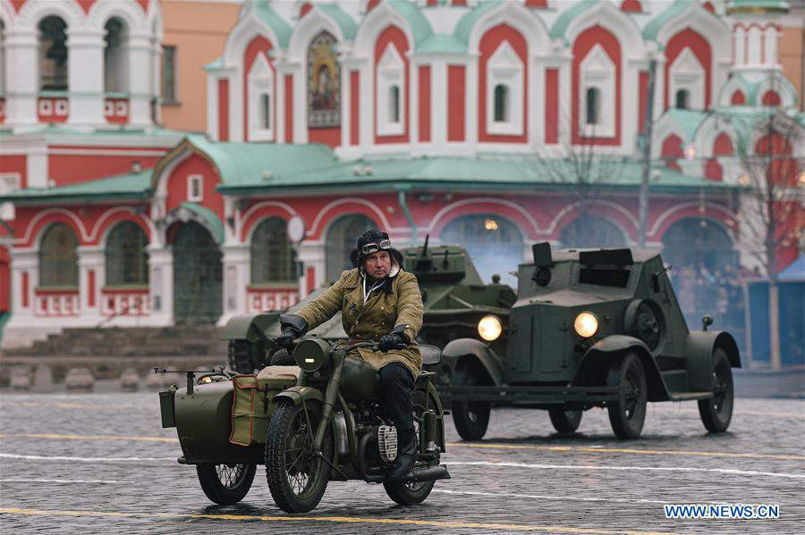 Rehearsal For 78th Anniversary Of Legendary Military Parade Held In Moscow 11 People S Daily