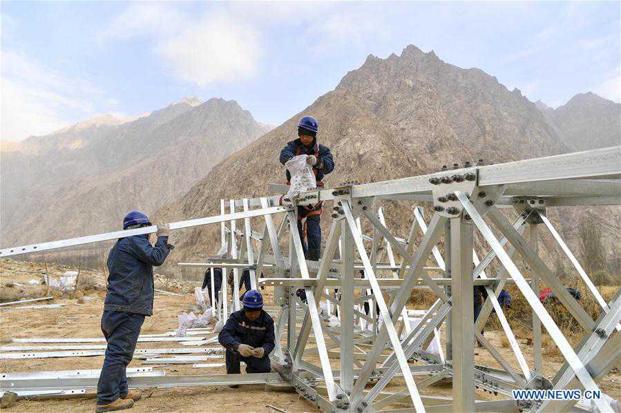 CHINA-XINJIANG-TAXKORGAN-POWER GRID-CONSTRUCTION (CN)