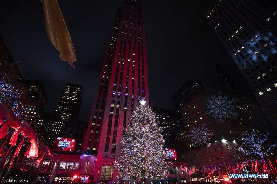 U.S.-NEW YORK-CHRISTMAS TREE