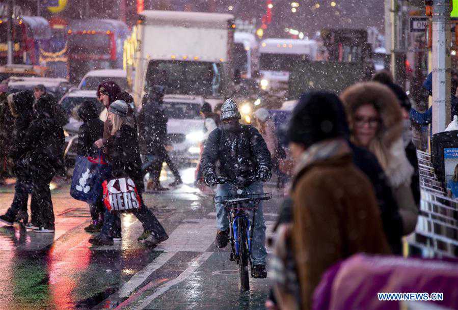 U.S.-NEW YORK-SNOW SQUALL