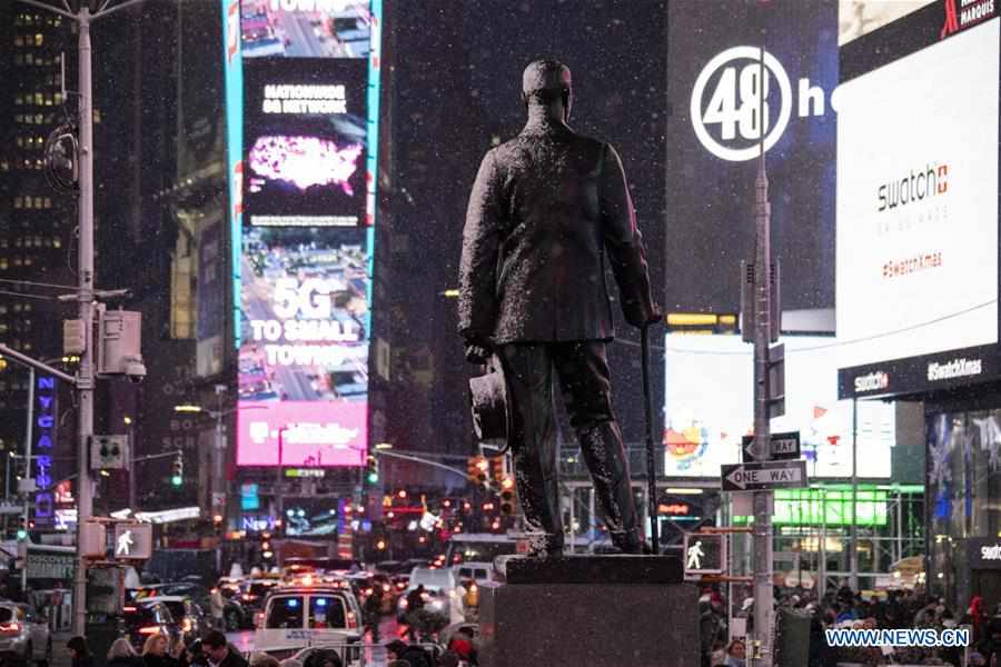 U.S.-NEW YORK-SNOW SQUALL