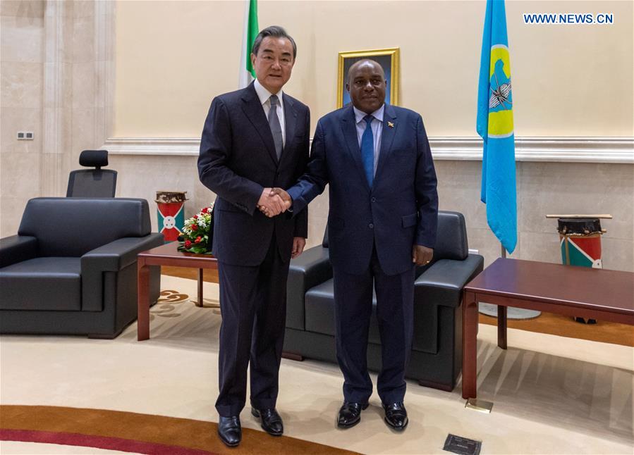 BURUNDI-BUJUMBURA-SECOND VICE-PRESIDENT-CHINA-WANG YI-MEETING