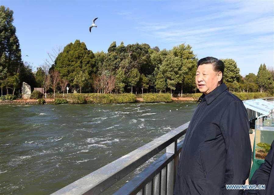 CHINA-YUNNAN-KUNMING-XI JINPING-DIANCHI LAKE-INSPECTION (CN)