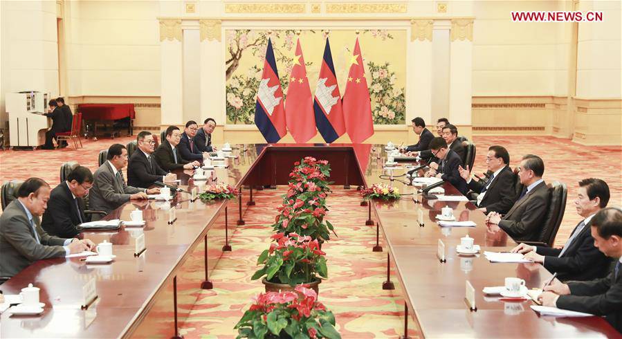 CHINA-BEIJING-LI KEQIANG-CAMBODIAN PM-MEETING (CN)