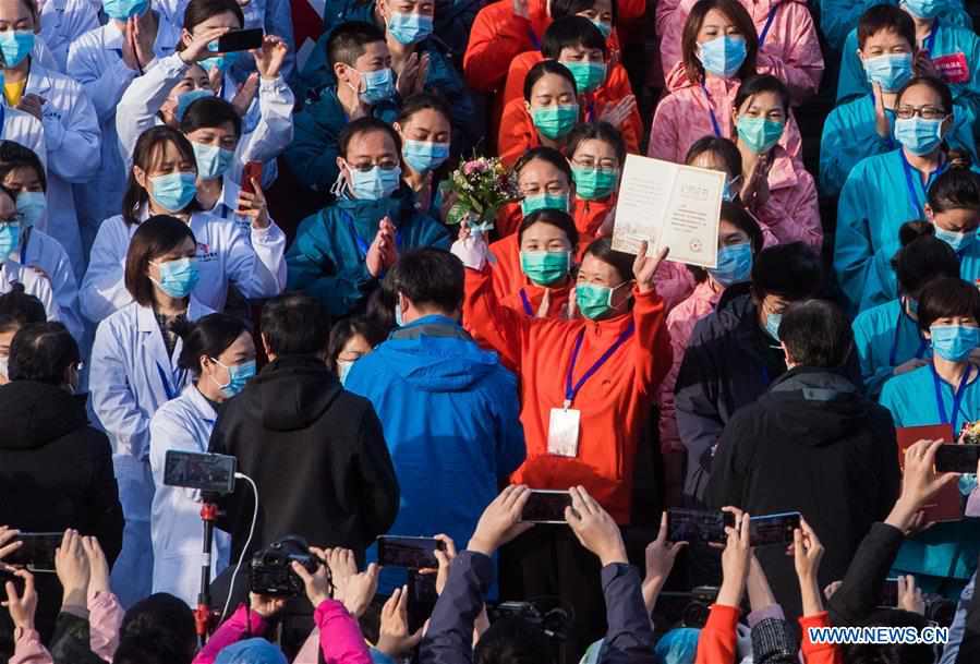 CHINA-WUHAN-TEMPORARY HOSPITALS-CLOSURE (CN)