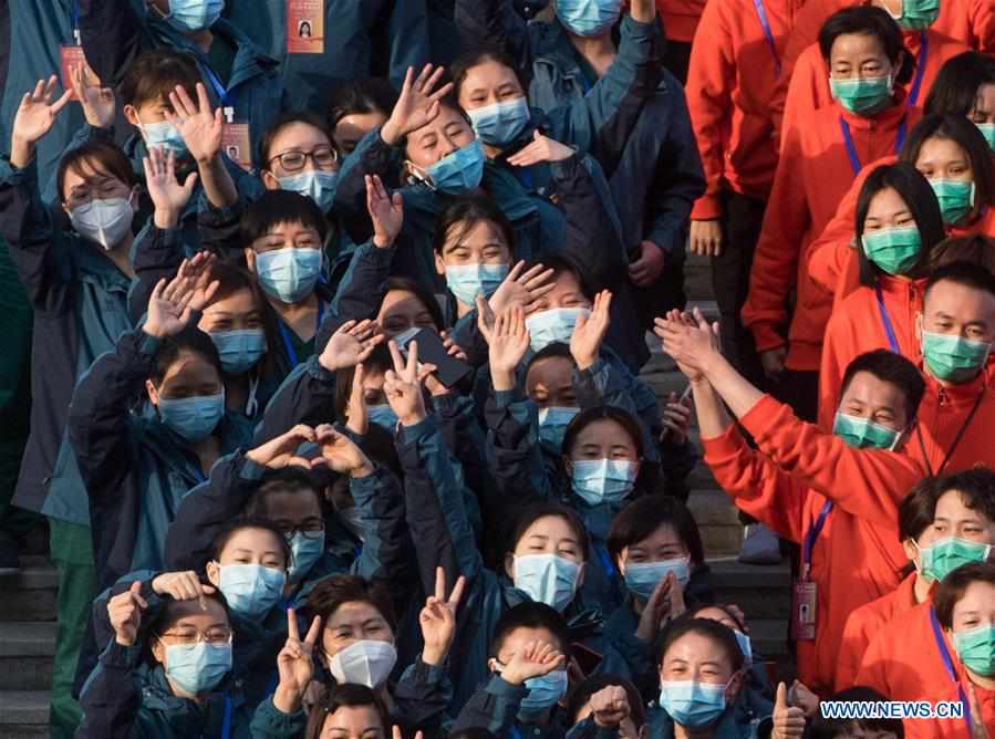 CHINA-WUHAN-TEMPORARY HOSPITALS-CLOSURE (CN)