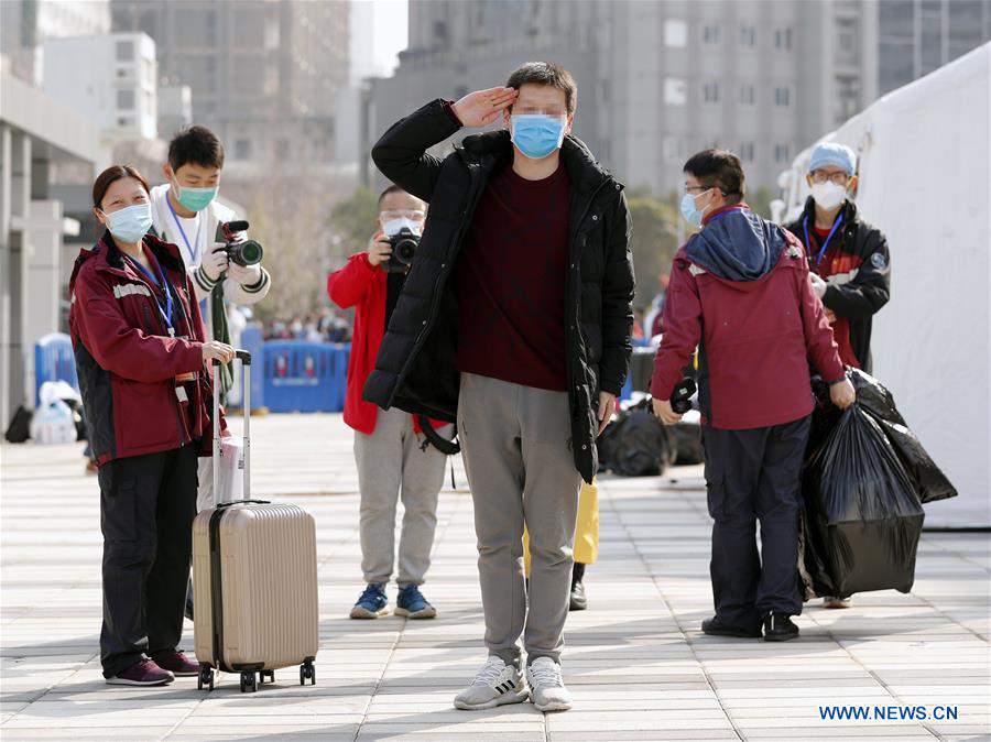 CHINA-WUHAN-TEMPORARY HOSPITAL-CURED PATIENTS (CN)