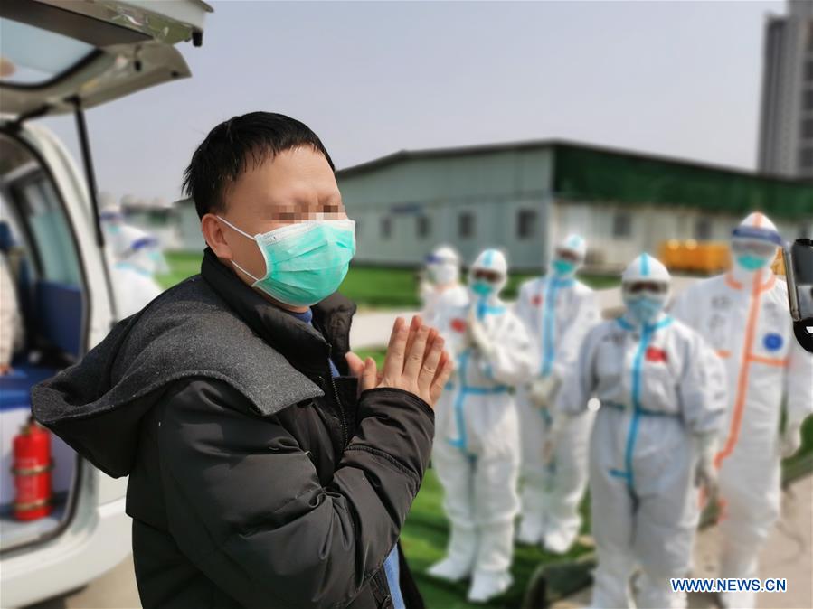 CHINA-HUBEI-WUHAN-LEISHENSHAN HOSPITAL-PATIENTS-DISCHARGE (CN)