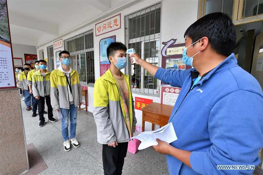 #CHINA-HUBEI-SCHOOLS-CLASS RESUMPTION (CN)