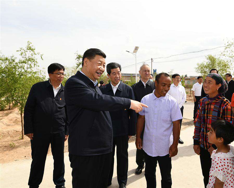 CHINA-NINGXIA-XI JINPING-INSPECTION (CN)