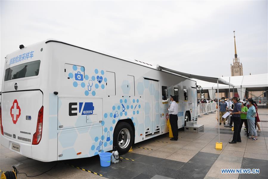 CHINA-BEIJING-COVID-19-MOBILE TESTING VEHICLE (CN)