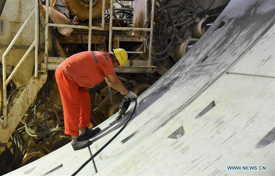 CHINA-SHANDONG-YELLOW RIVER-TUNNEL-CONSTRUCTION (CN)