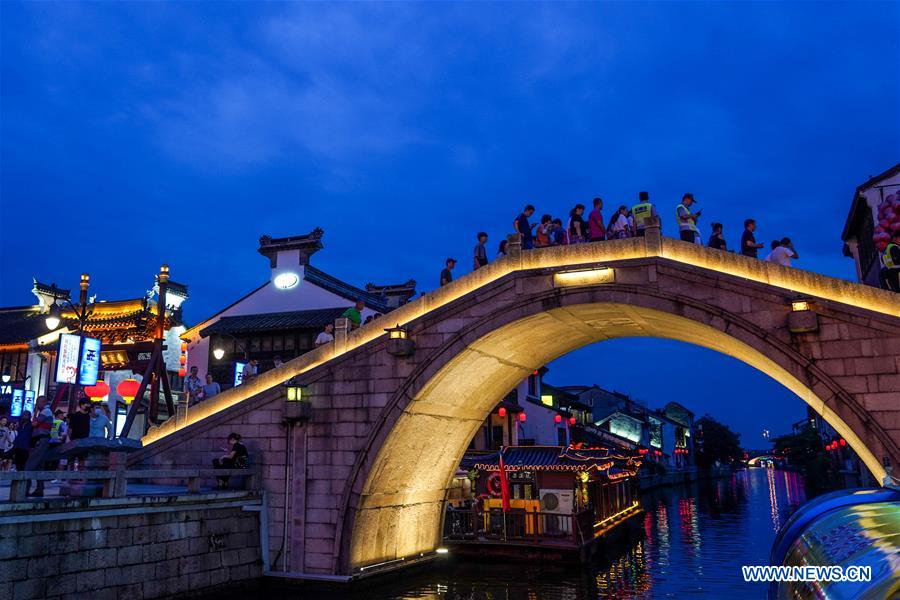 CHINA-JIANGSU-WUXI-ANCIENT CANAL-NIGHT TOURISM (CN)
