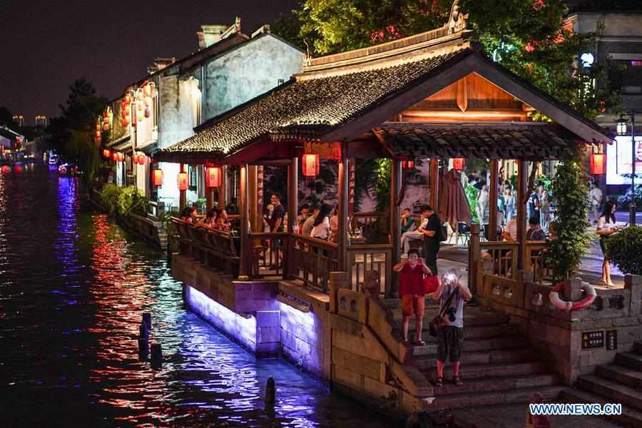 CHINA-JIANGSU-WUXI-ANCIENT CANAL-NIGHT TOURISM (CN)