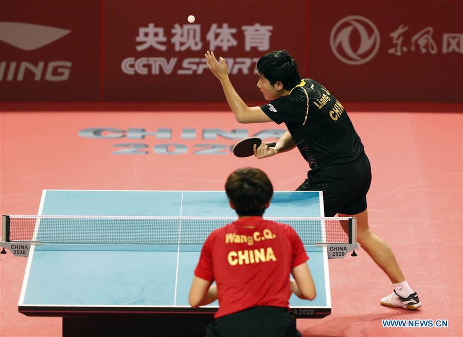 (SP)CHINA-LINGSHUI-TABLE TENNIS-TEAM CHINA-OLYMPIC PRACTICE TEST (CN)