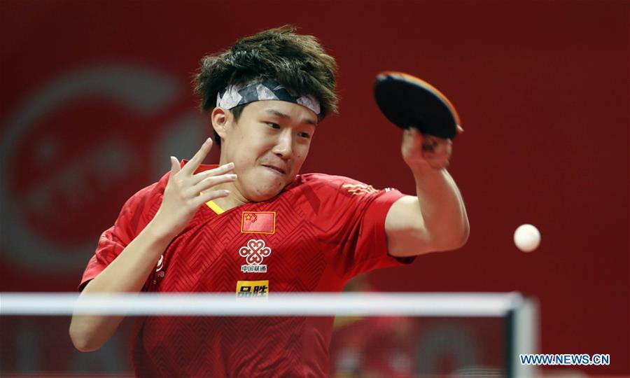 (SP)CHINA-LINGSHUI-TABLE TENNIS-TEAM CHINA-OLYMPIC PRACTICE TEST (CN)