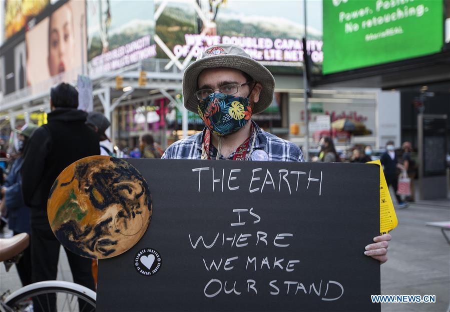 U.S.-NEW YORK-CLIMATE CHANGE-PROTEST