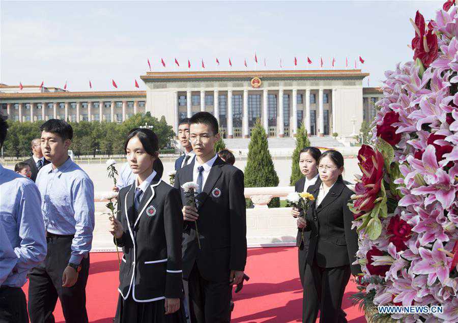 CHINA-BEIJING-MARTYRS' DAY-CEREMONY (CN)