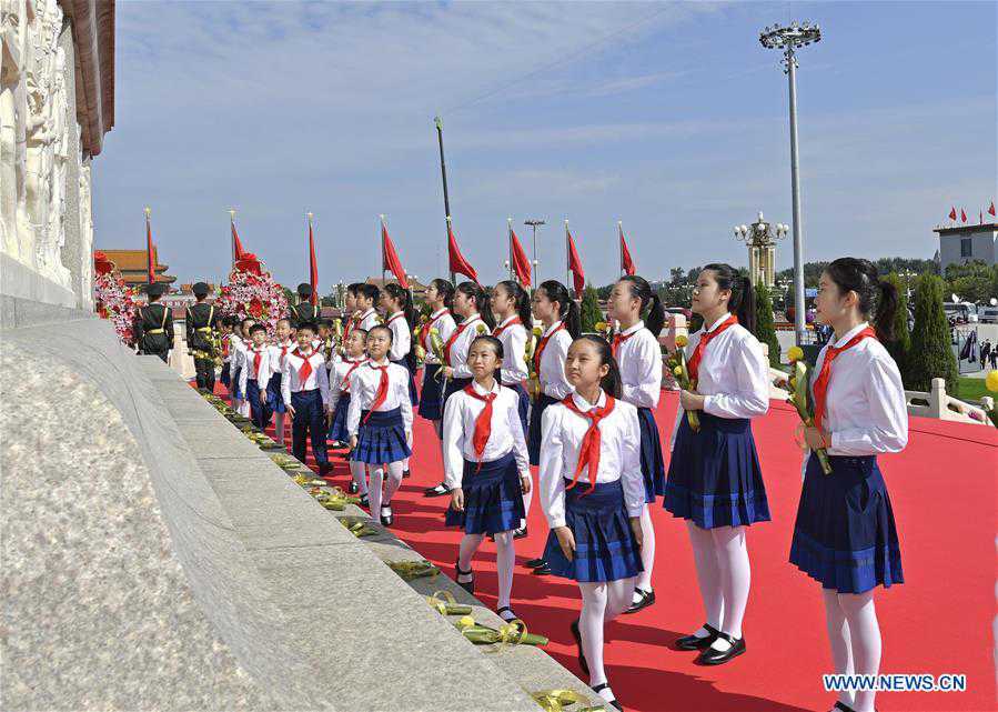 CHINA-BEIJING-MARTYRS' DAY-CEREMONY (CN)