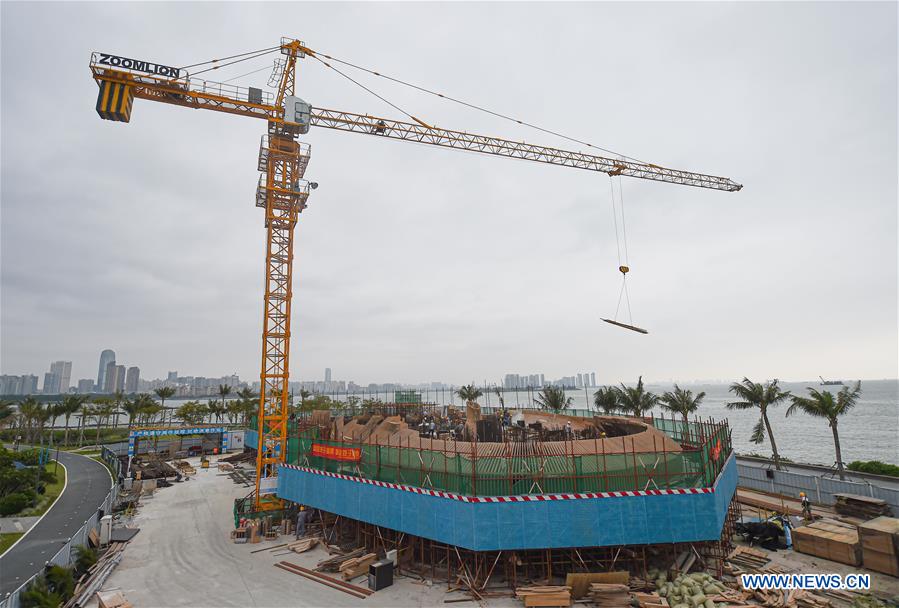 CHINA-HAINAN-HAIKOU BAY-LIBRARY-CONSTRUCTION (CN)