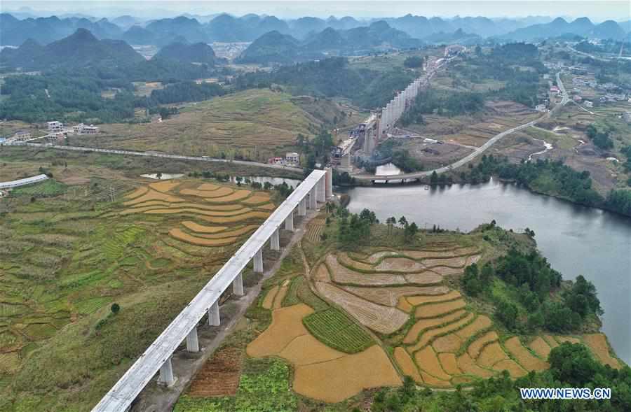 CHINA-GUIZHOU-HIGH-SPEED RAILWAY-CONSTRUCTION (CN)