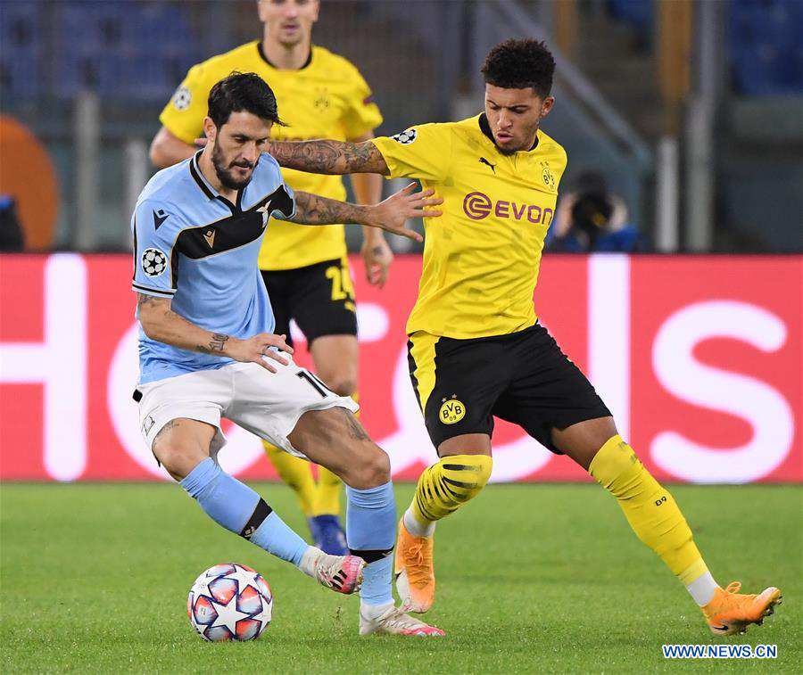 (SP)ITALY-ROME-FOOTBALL-UEFA CHAMPIONS LEAGUE-LAZIO VS DORTMUND