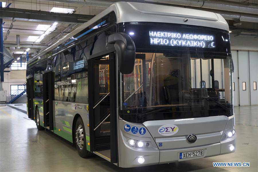 GREECE-ATHENS-CHINA-ELECTRIC BUS