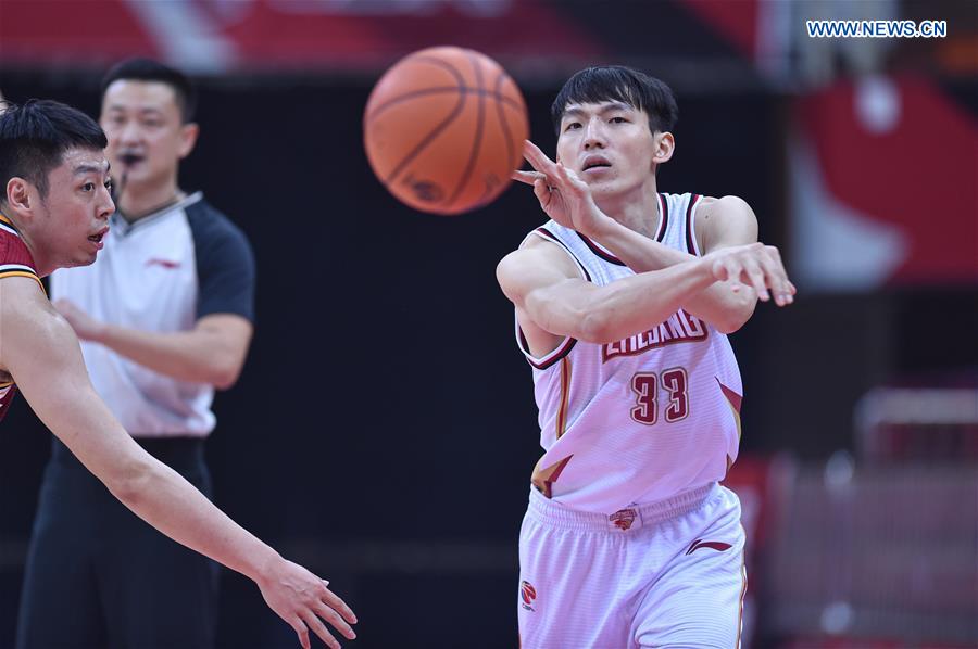 (SP)CHINA-ZHEJIANG-ZHUJI-BASKETBALL-CBA LEAGUE-ZHEJIANG VS SHANXI (CN)