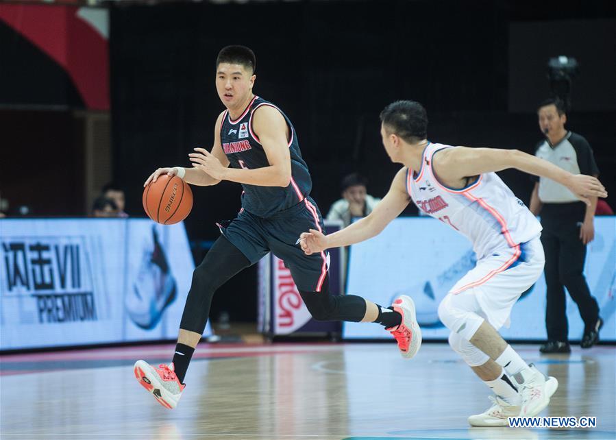 (SP)CHINA-ZHUJI-BASKETBALL-CBA LEAGUE-GUANGDONG VS SICHUAN (CN)