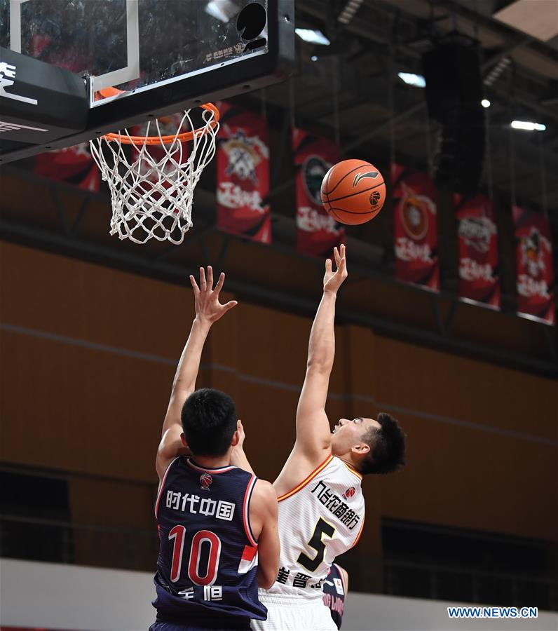 (SP)CHINA-ZHUJI-BASKETBALL-CBA LEAGUE-TIANJIN VS JILIN (CN)