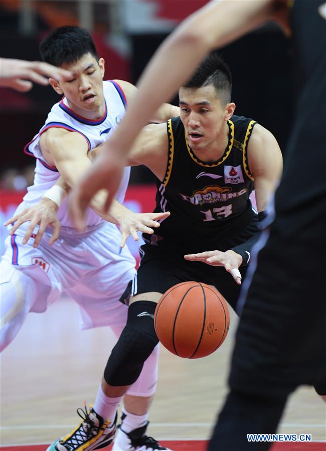 (SP)CHINA-ZHUJI-BASKETBALL-CBA LEAGUE-TIANJIN VS LIAONING (CN)