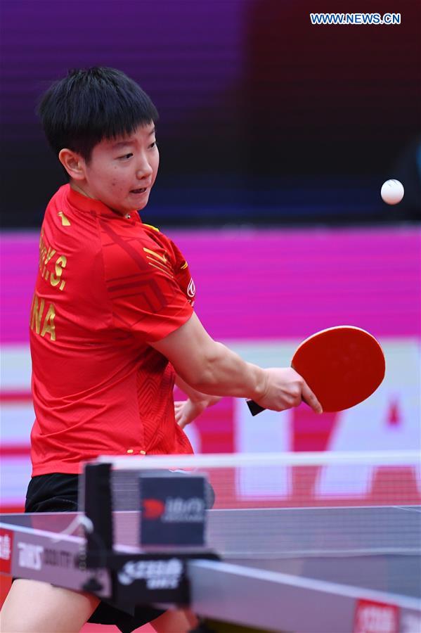 (SP)CHINA-WEIHAI-TABLE TENNIS-ITTF-WOMEN'S WORLD CUP (CN)