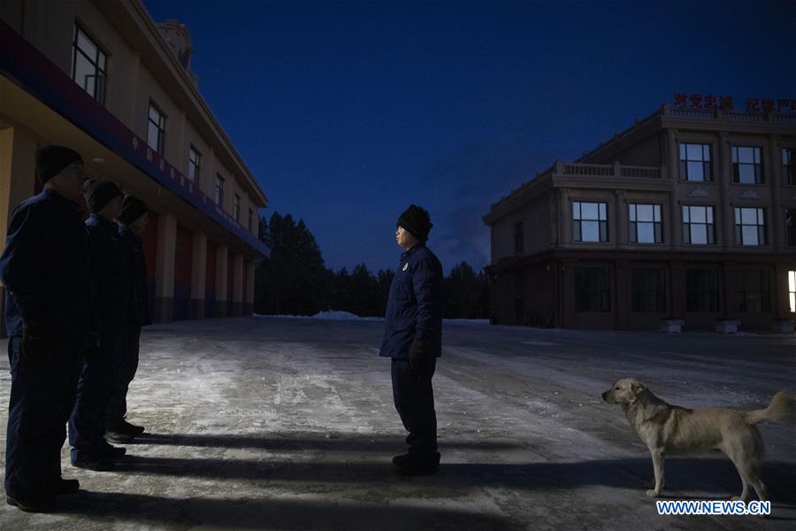 CHINA-HEILONGJIANG-MOHE-FIRE FIGHTERS (CN)