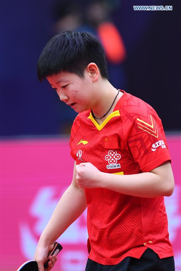 (SP)CHINA-WEIHAI-TABLE TENNIS-ITTF-WOMEN'S WORLD CUP (CN)