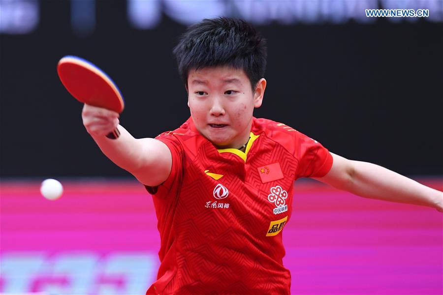 (SP)CHINA-WEIHAI-TABLE TENNIS-ITTF-WOMEN'S WORLD CUP (CN)