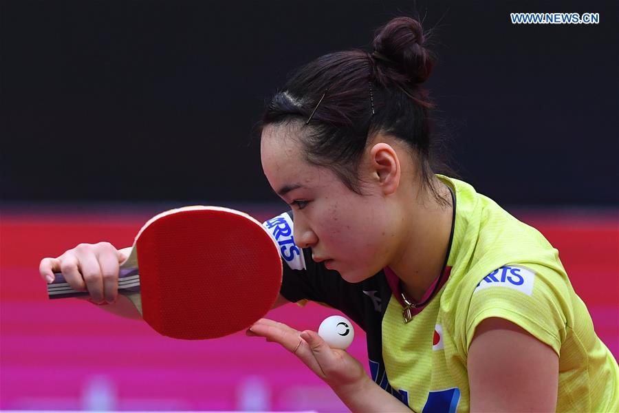 (SP)CHINA-WEIHAI-TABLE TENNIS-ITTF-WOMEN'S WORLD CUP (CN)