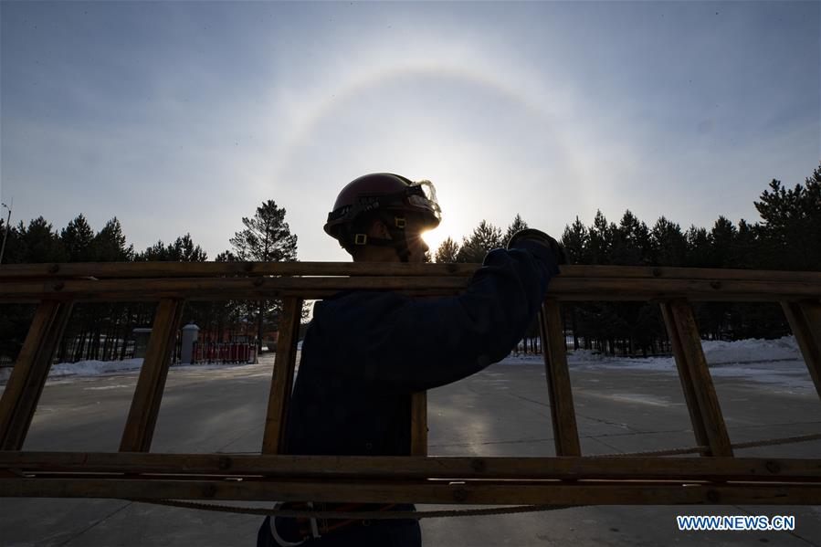 CHINA-HEILONGJIANG-MOHE-FIRE FIGHTERS (CN)