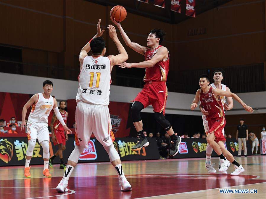 (SP)CHINA-ZHUJI-BASKETBALL-CBA LEAGUE-ZHEJIANG VS SHENZHEN(CN)