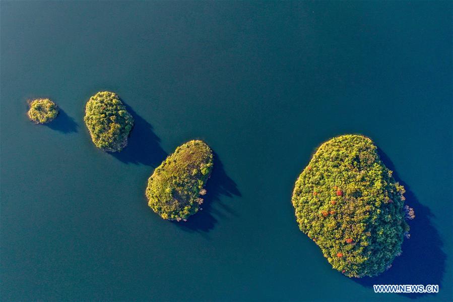 CHINA-GUIZHOU-AHA LAKE-WETLAND-LANDSCAPE (CN)